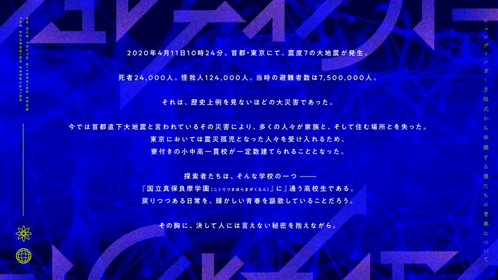 CoCシナリオ「シュレディンガー方程式から乖離する僕たちの青春について」 SPLL:E107434