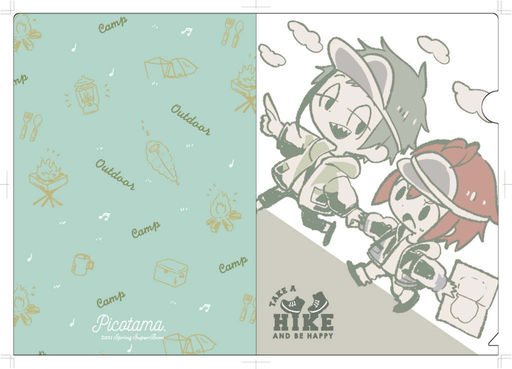 フロリドおでかけクリアファイル