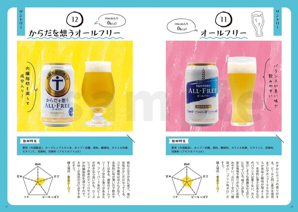 ノンアルコールビール飲み比べ本