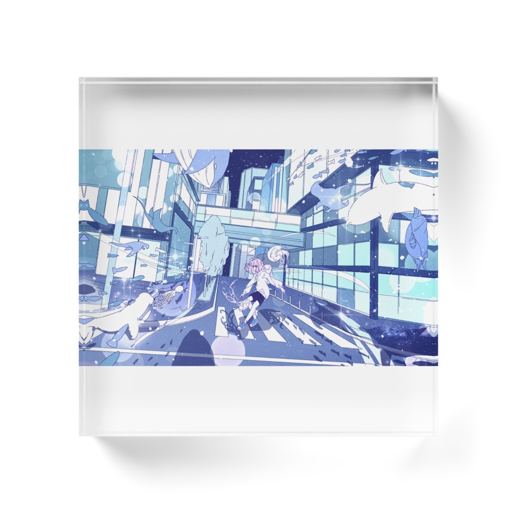 アクリルブロック『水族館のダンス』