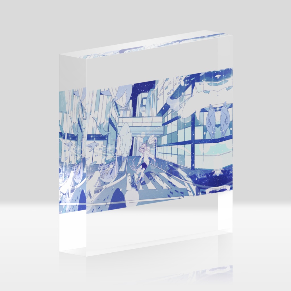 アクリルブロック『水族館のダンス』