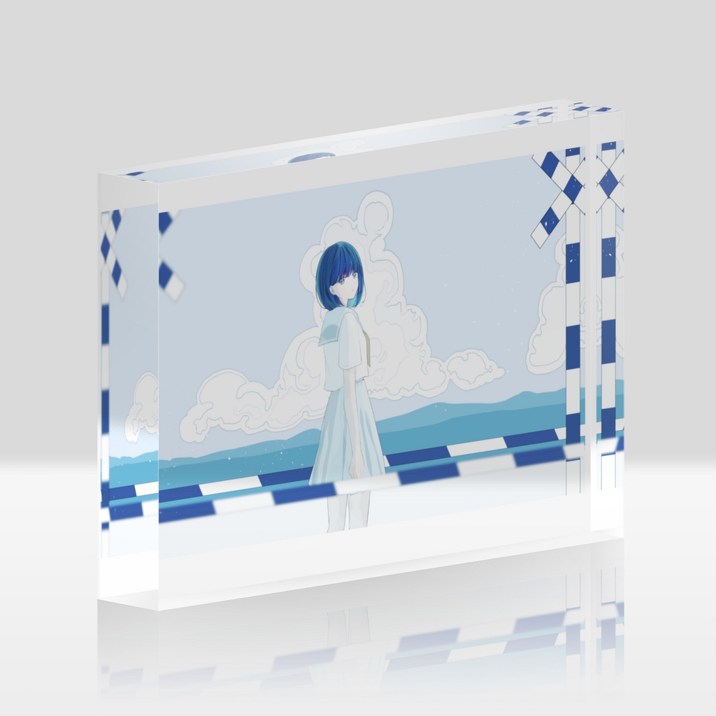 アクリルブロック『晴る、夏の日』