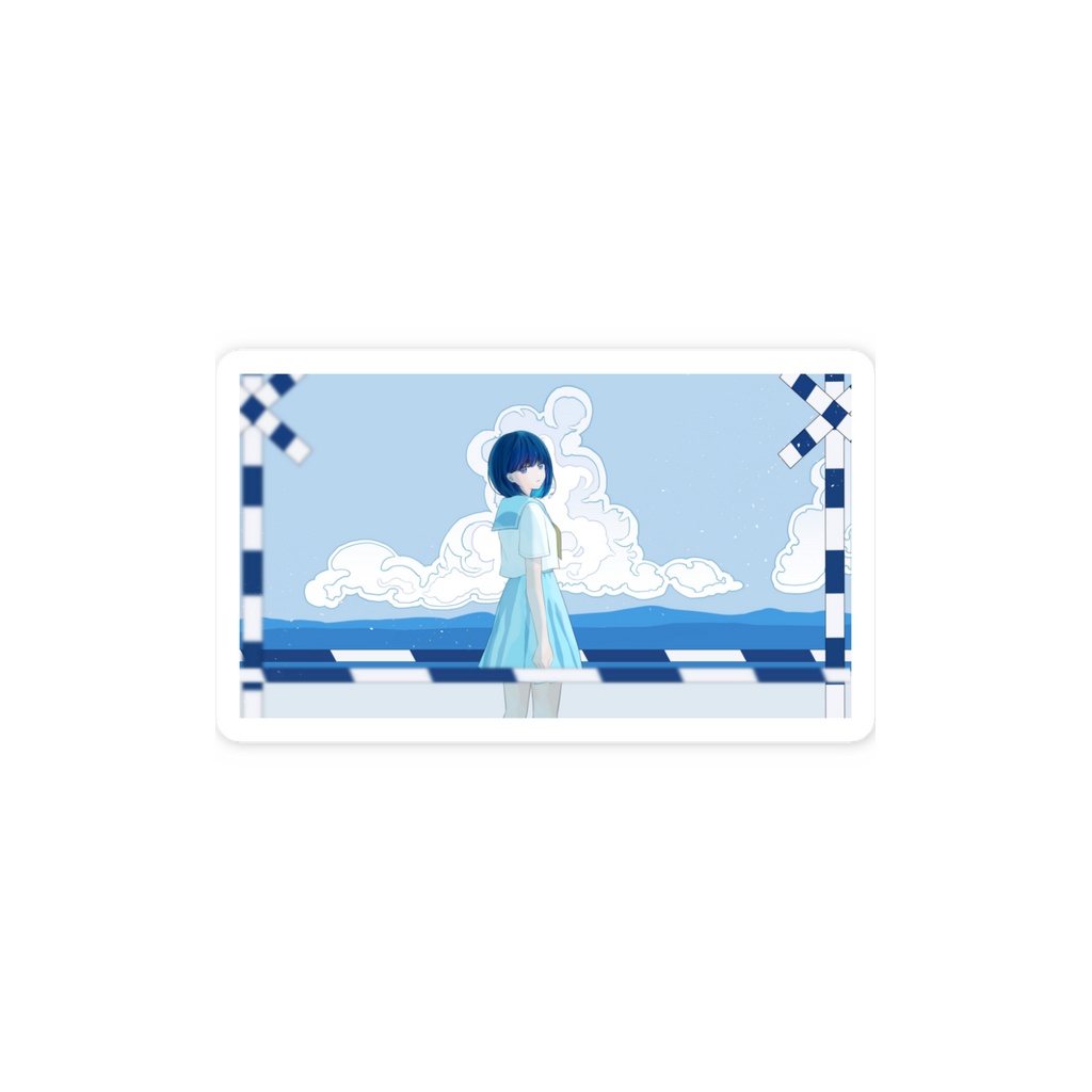 ステッカー『晴る、夏の日』