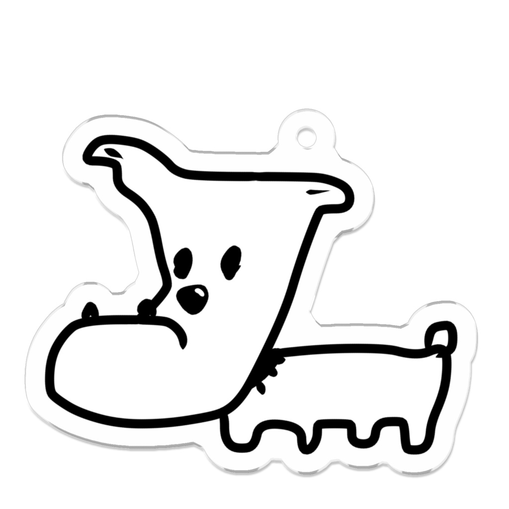 きょうみた犬【アクリルキーホルダー】