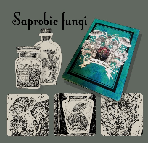 ≪豆本≫Saprobic fungi