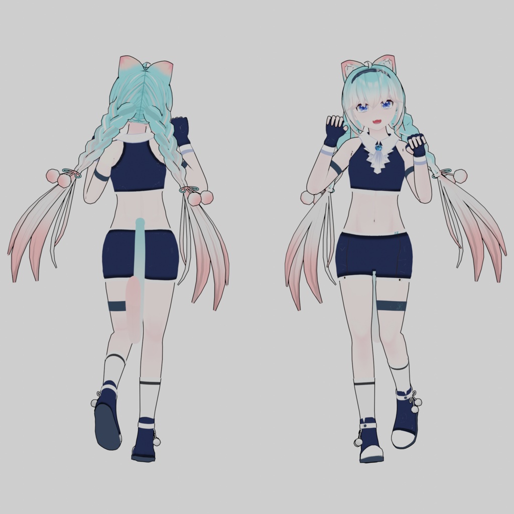 オリジナル3Dモデル「さやか」