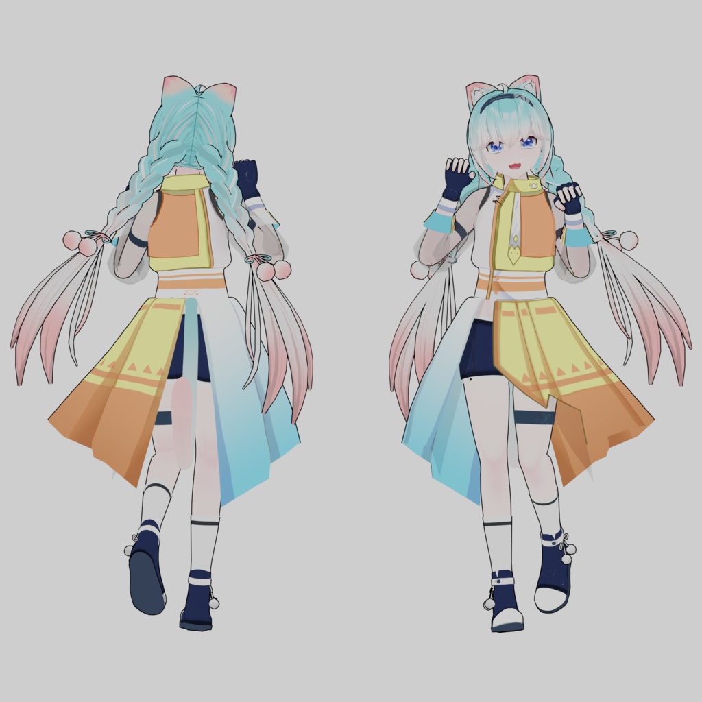 オリジナル3Dモデル「さやか」