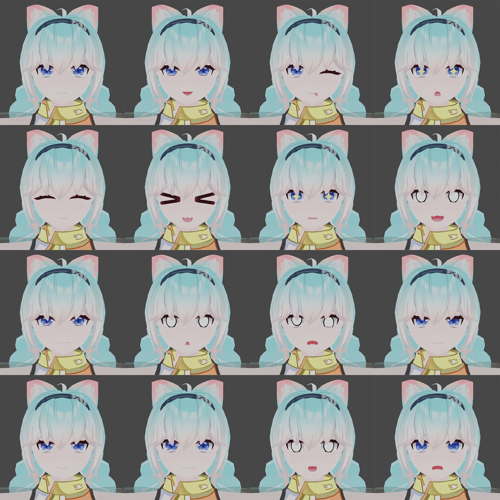 オリジナル3Dモデル「さやか」