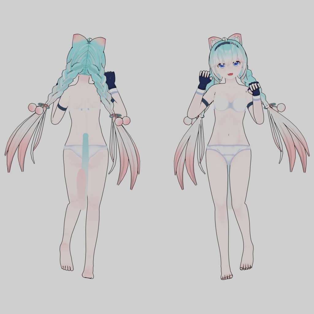 オリジナル3Dモデル「さやか」