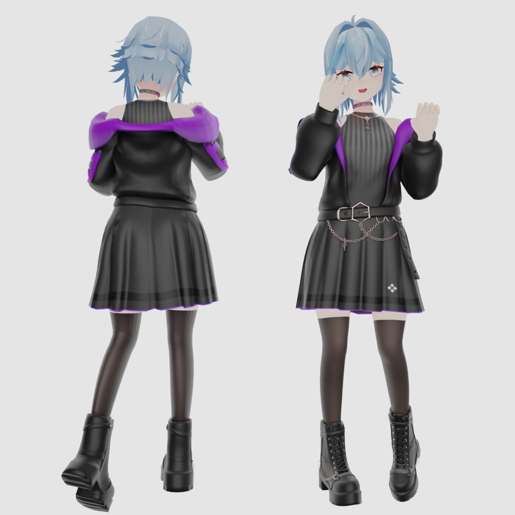 オリジナル3Dモデル「セナ」