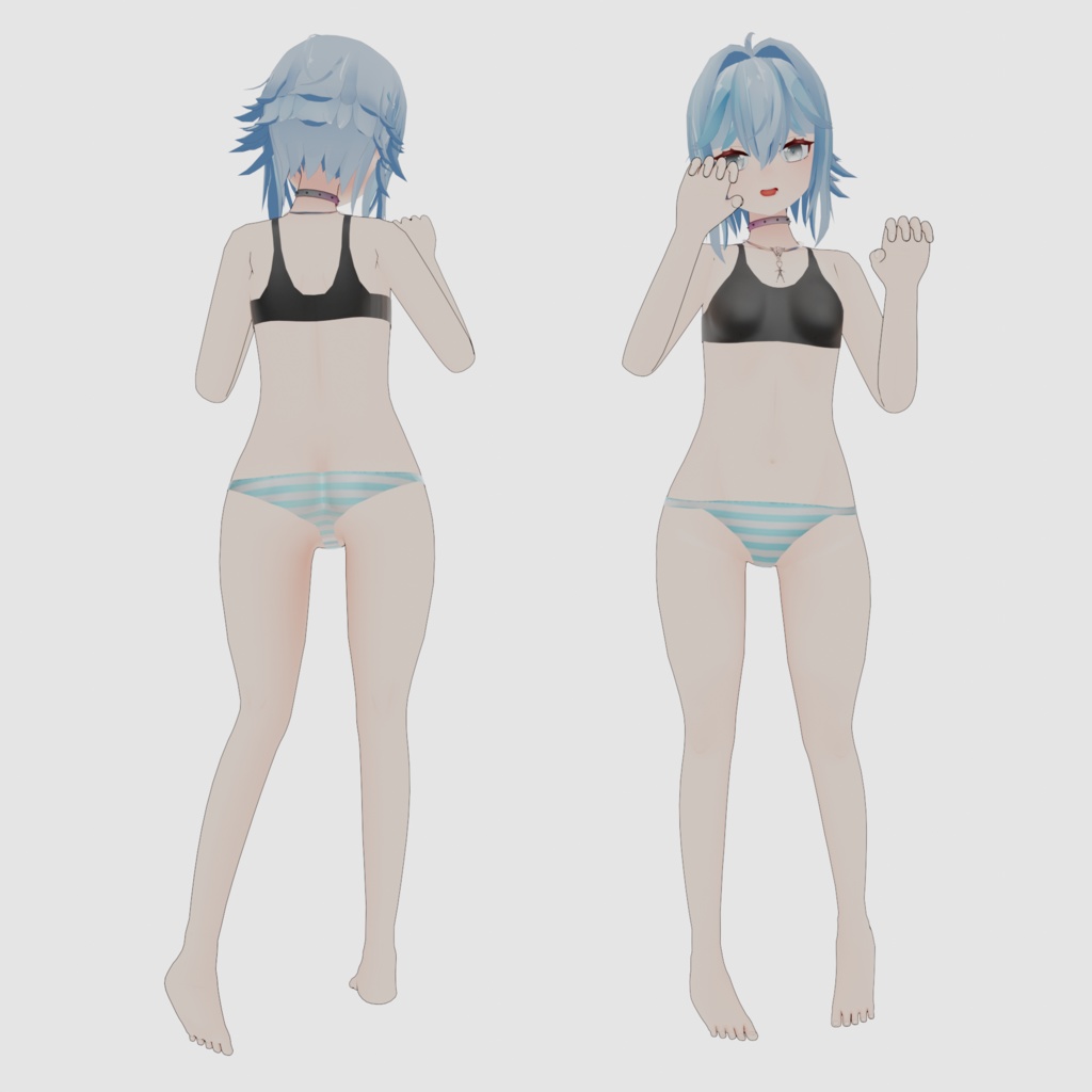 オリジナル3Dモデル「セナ」