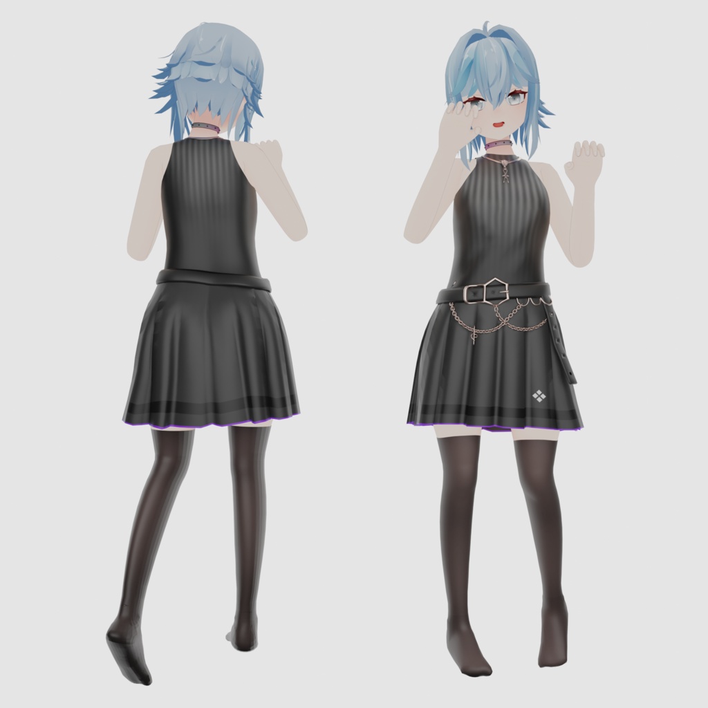 オリジナル3Dモデル「セナ」