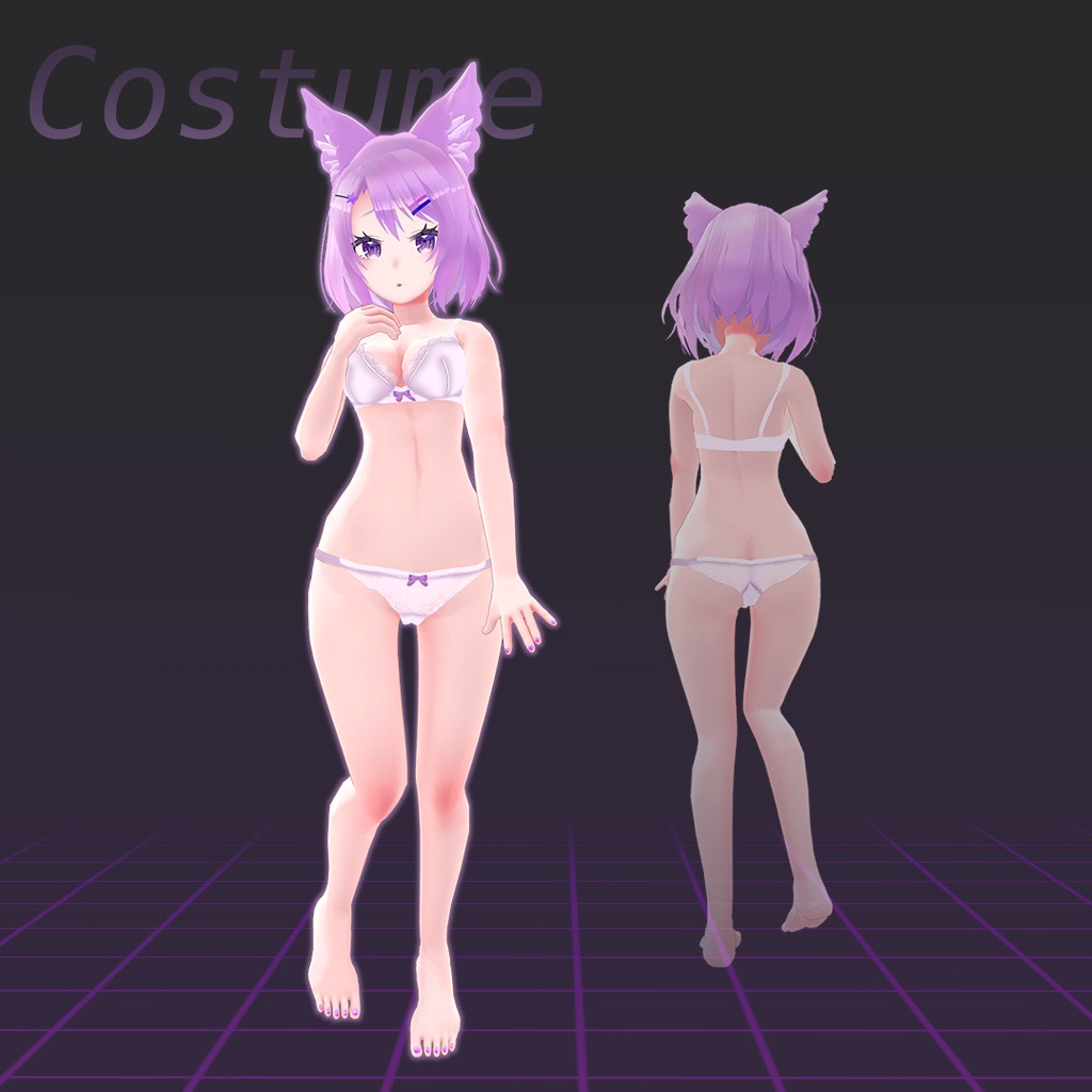 オリジナル3Dモデル「ビオラ」