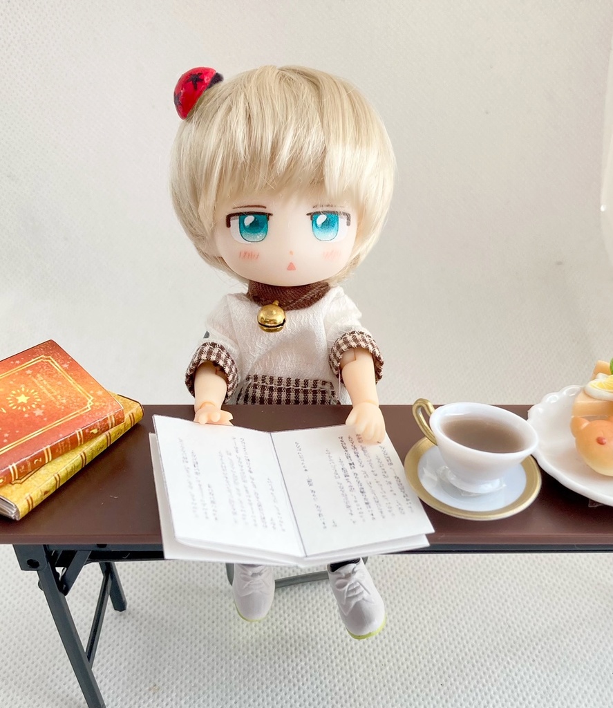 【無料】折り本:りゅうとりと まいにち