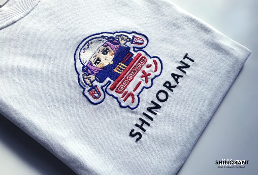 【SHINORANT】刺繍Tシャツ