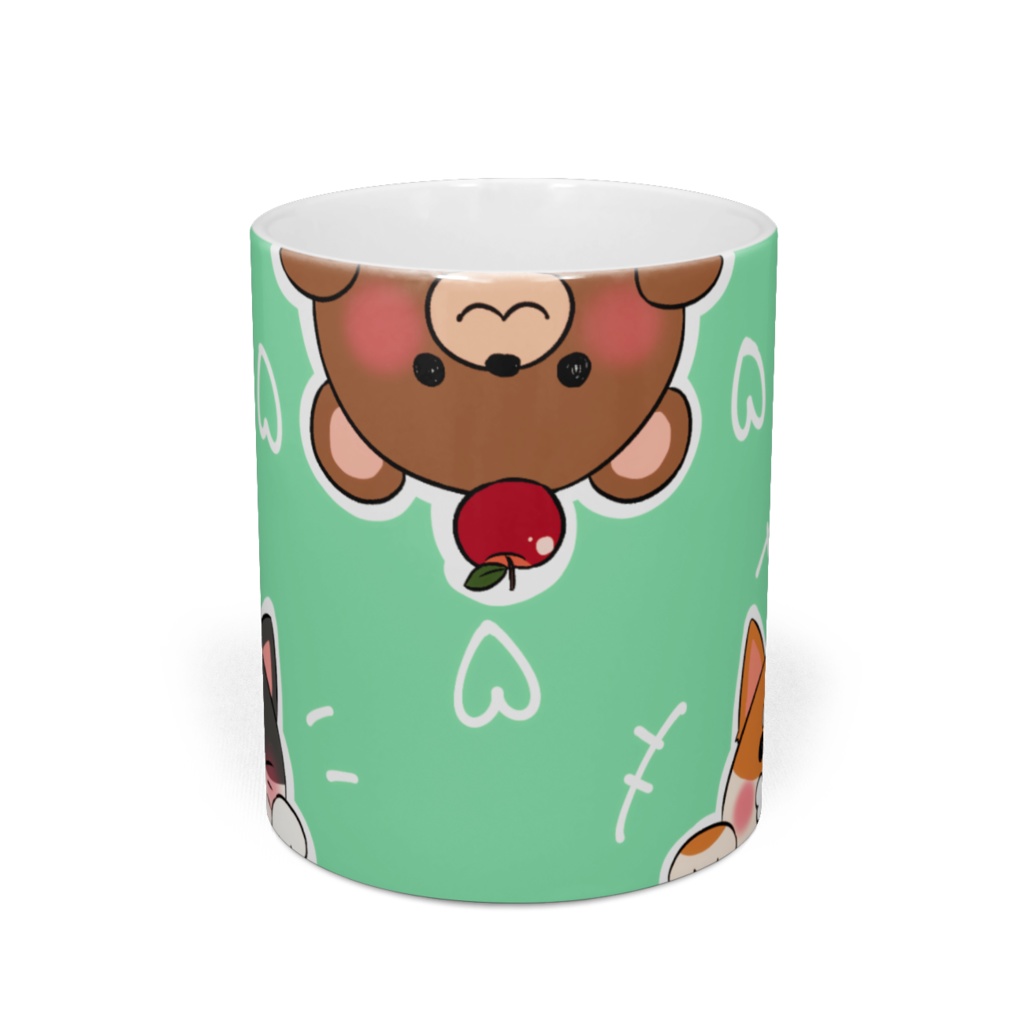 どうぶつさんのおやつタイムマグカップ