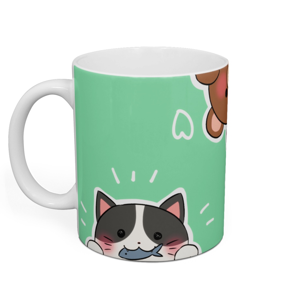 どうぶつさんのおやつタイムマグカップ