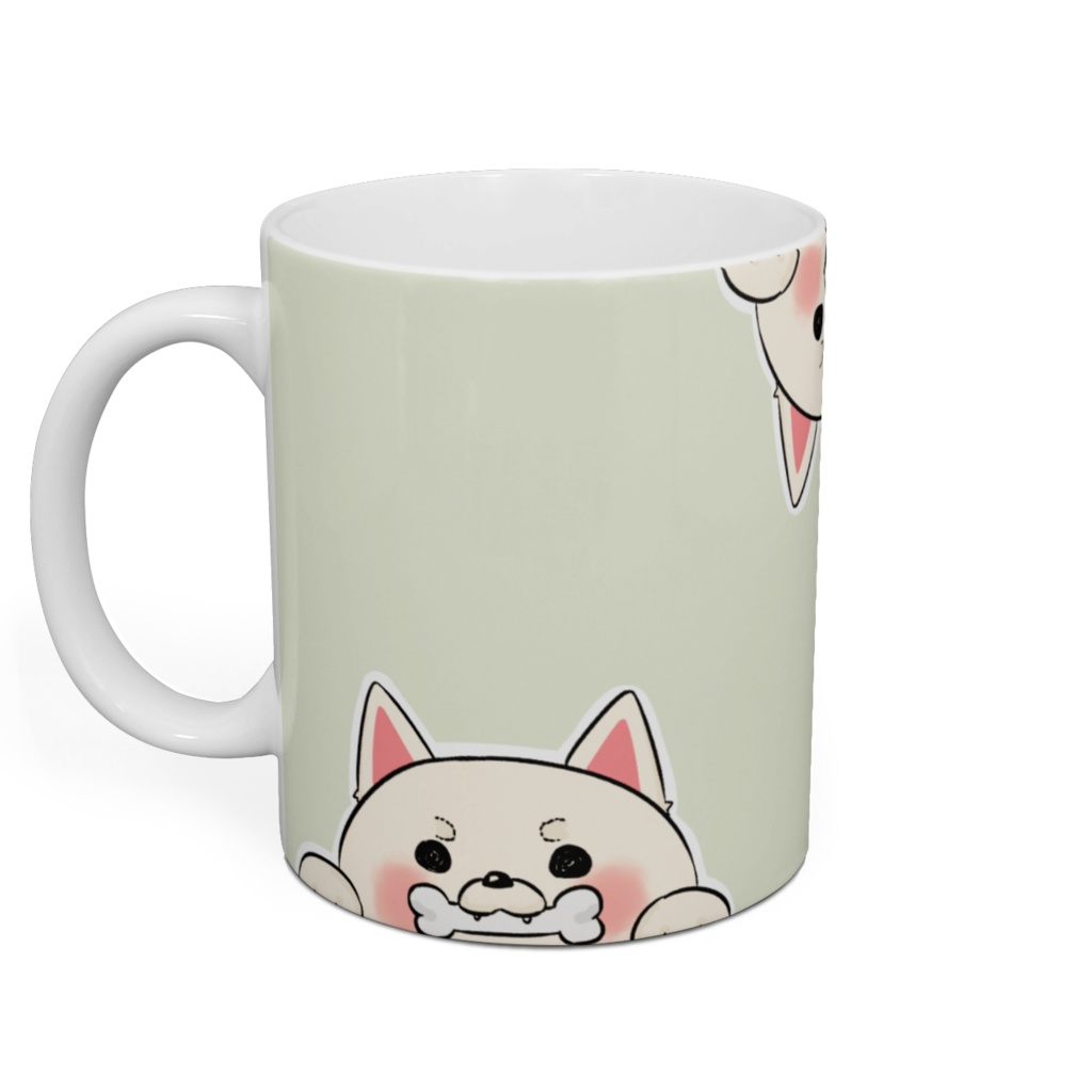 柴犬さんいっぱいマグカップ