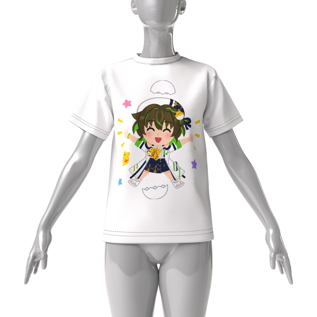 【いらすとや】ビッグシルエットTシャツ(IRIAM描き下ろしイベントグッズ)