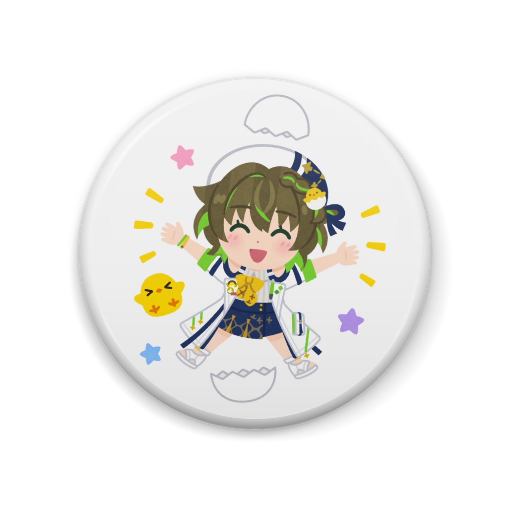 【いらすとや】缶バッジ(IRIAM描き下ろしイベントグッズ)