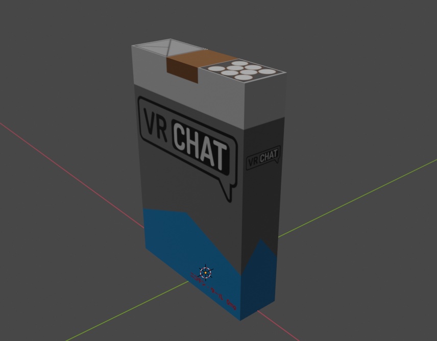 3Dモデル 長さの変わるタバコ【VRChat】