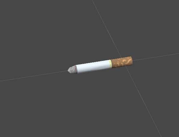 3Dモデル 長さの変わるタバコ【VRChat】