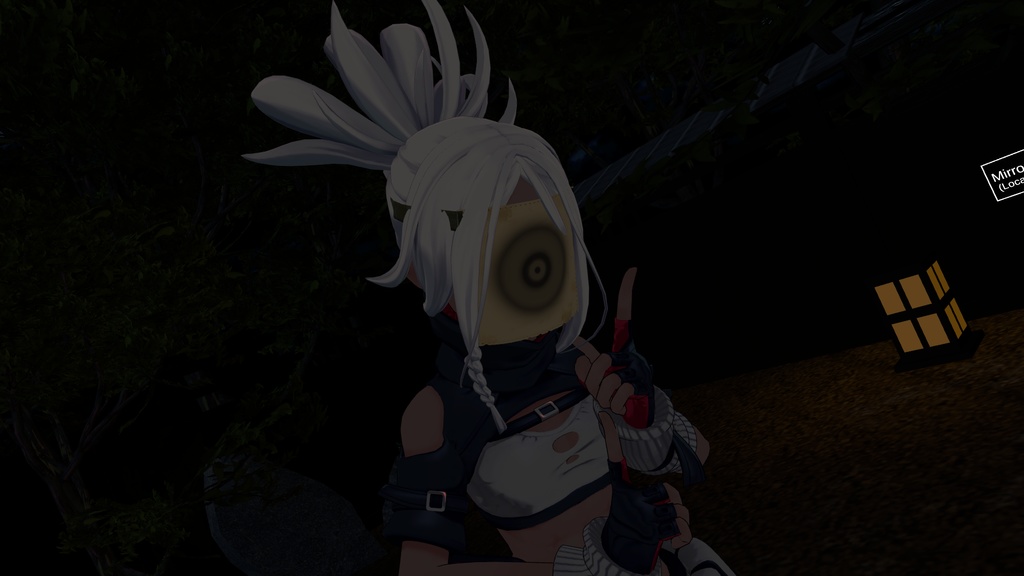 【VRChat想定】式神"風"面