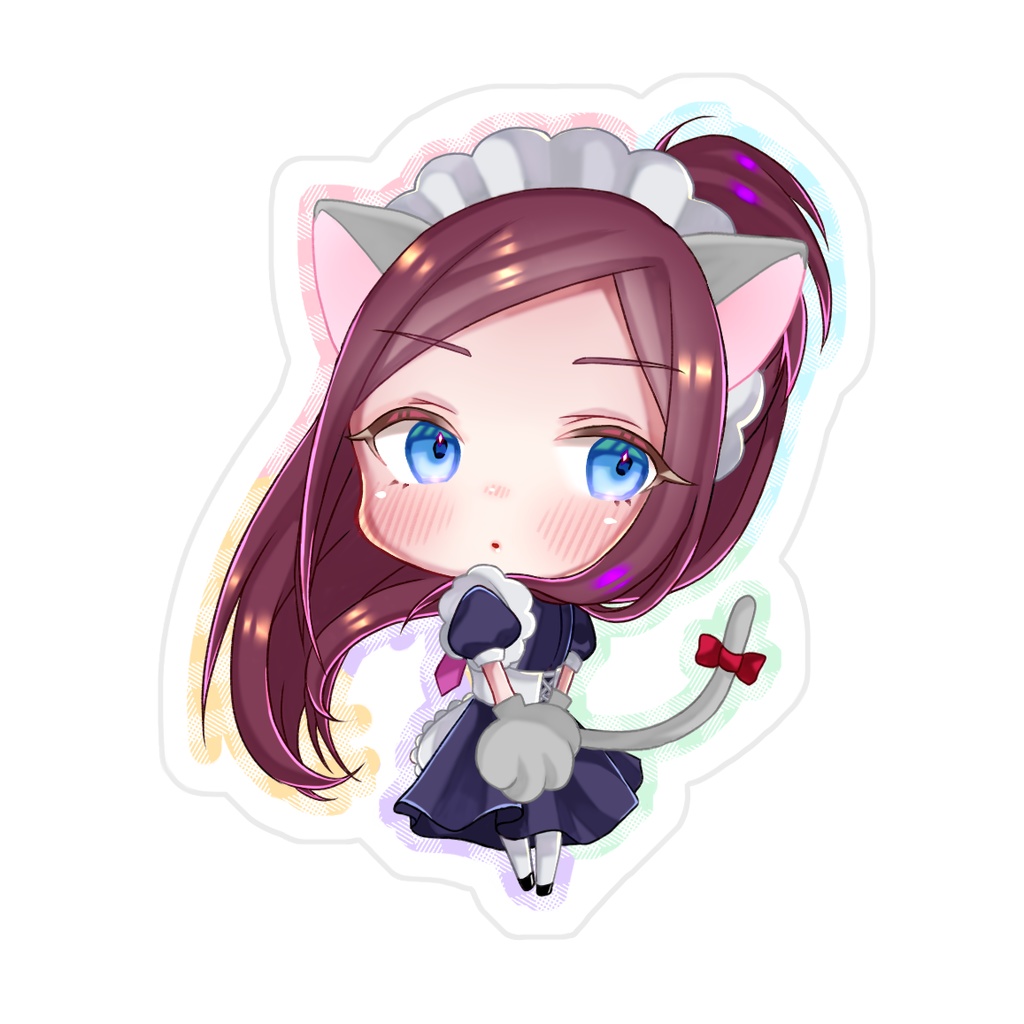 にゃんきゅ~れ アクリルキーホルダー