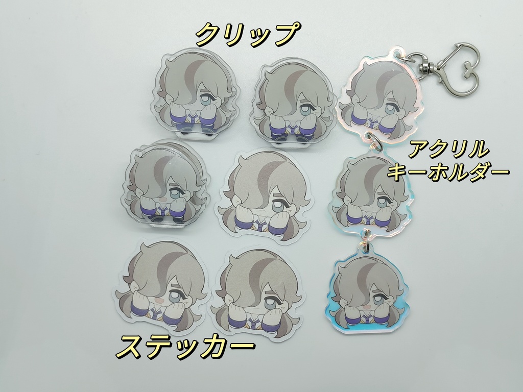 ペパー クリップ/ステッカー/アクリルキーホルダー