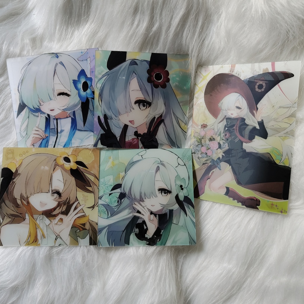 ヰ世界情緒 レンチキュラーカードセット（5枚）