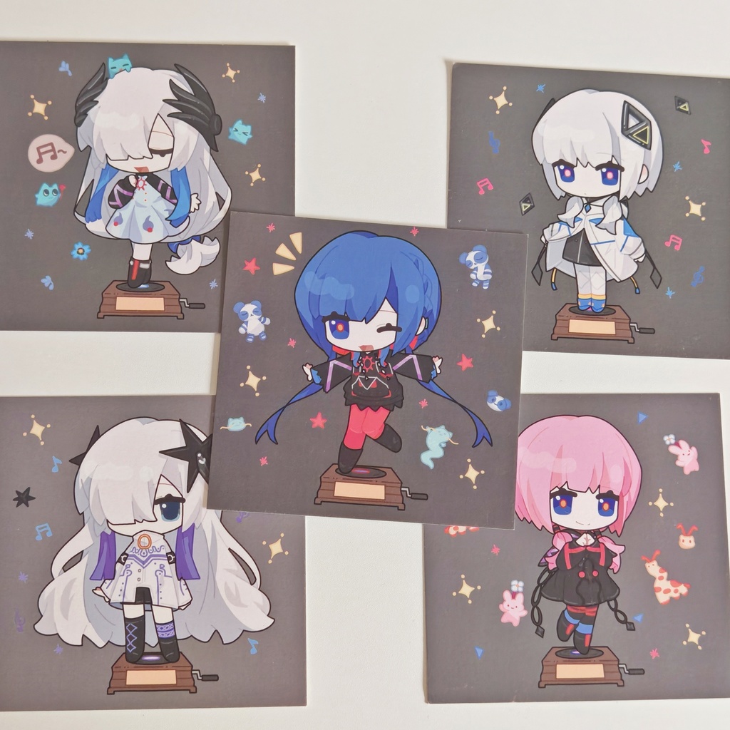 神椿スタジオ SDシール(花譜/理芽/ヰ世界情緒/可不/星界)