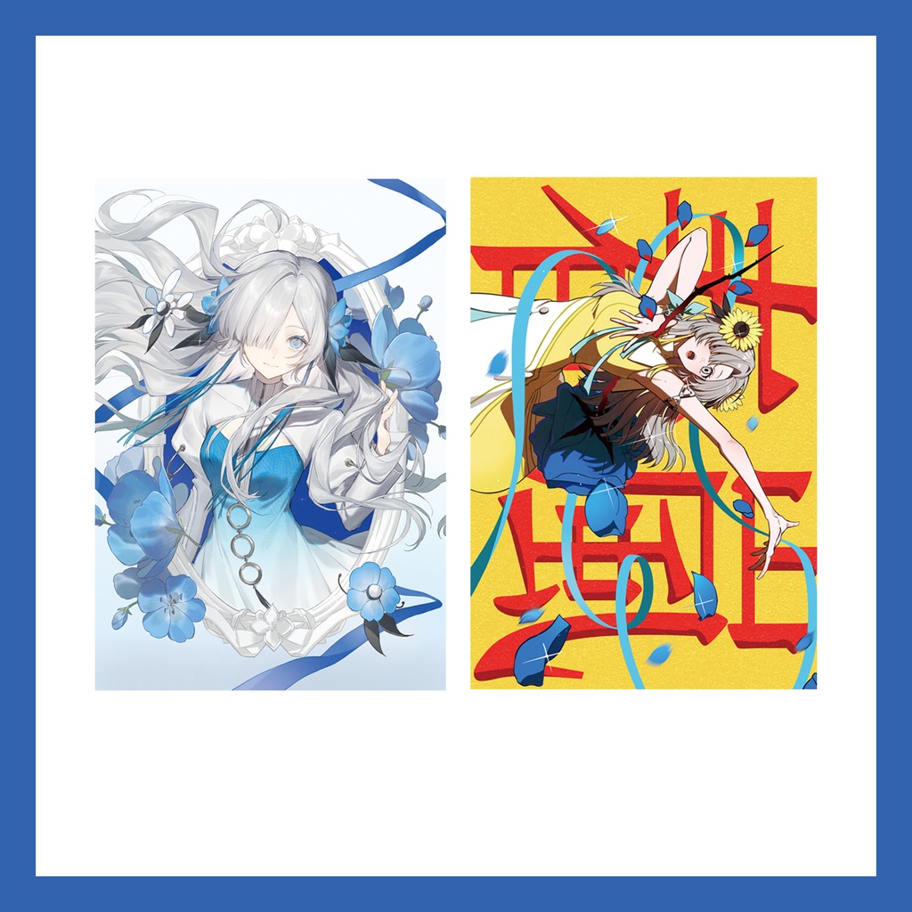 ヰ世界情緒 アクリル色紙