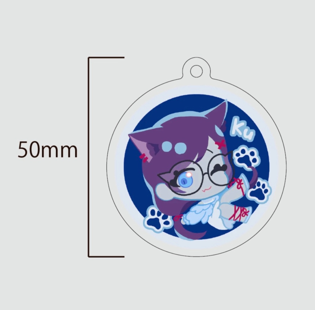 湖底空 アクリルキーホルダー