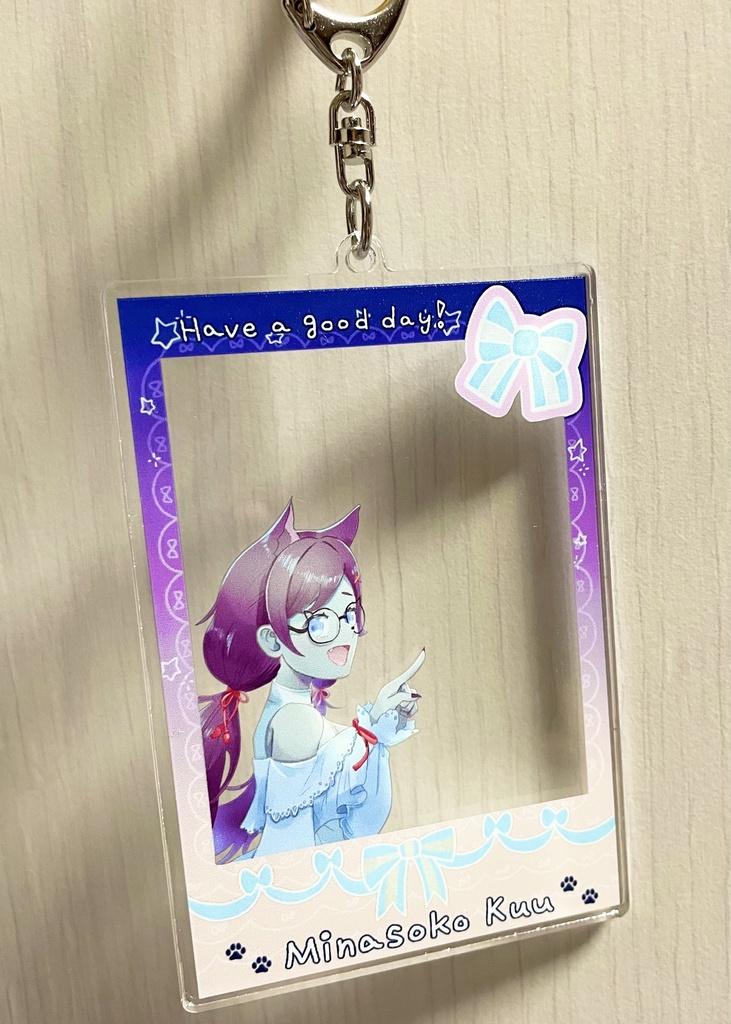 湖底空 チェキ風アクリルキーホルダー