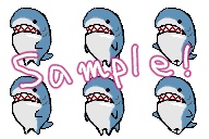 ピクリエ用アバター「サメチャン」