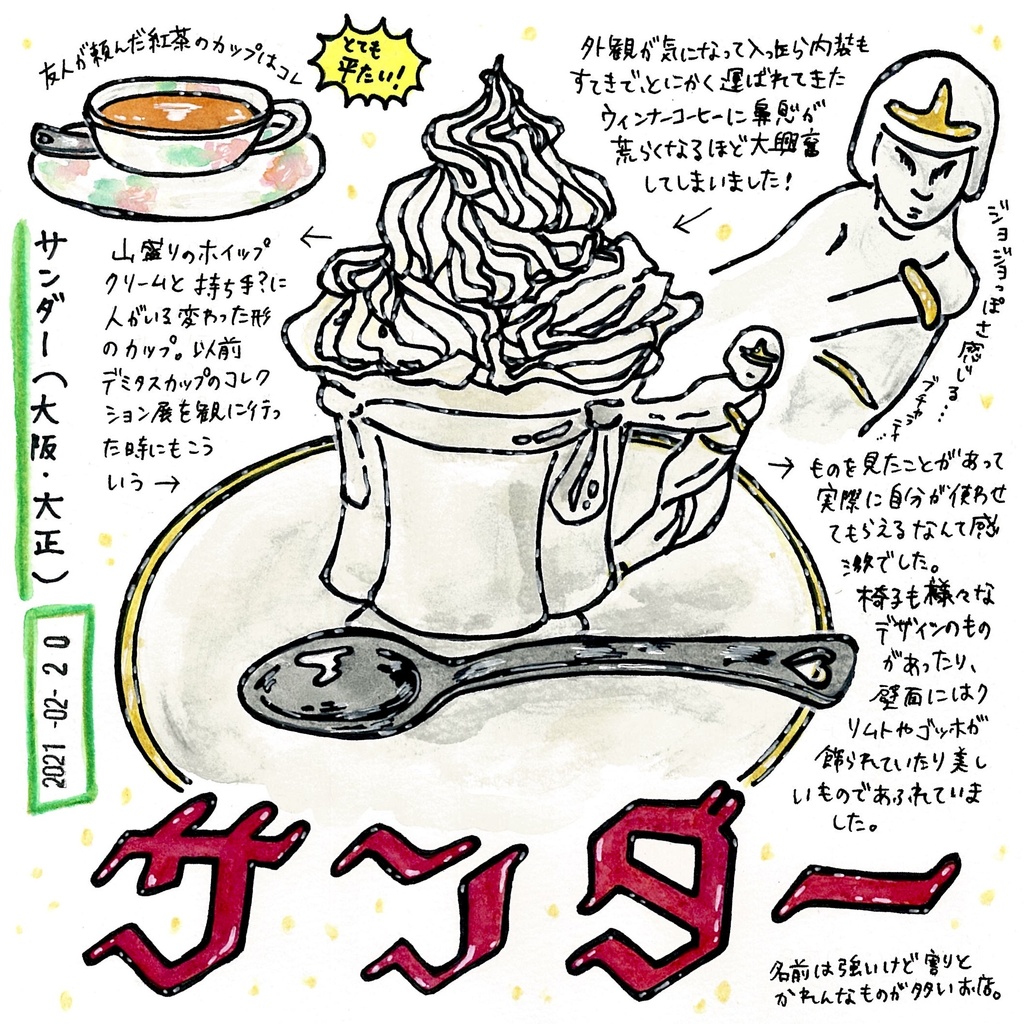 喫茶ドローイング本 #OSAKA②