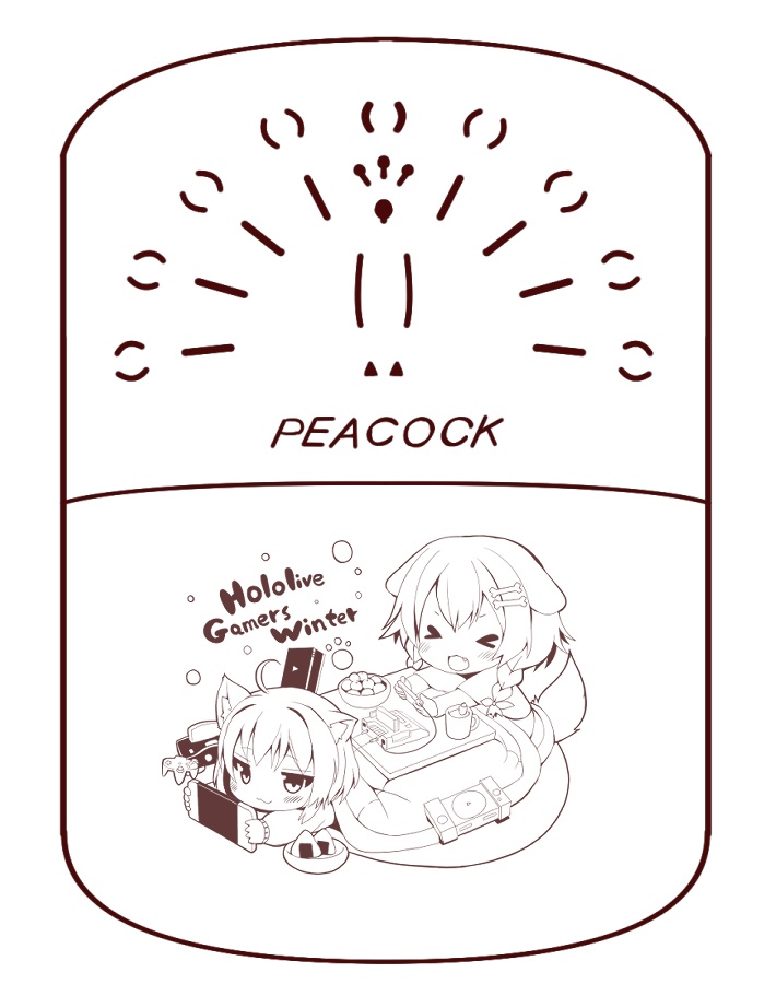 【非公式同人グッズ】(絵柄2種全4種)ホロゲーマーズハクキンカイロ(オフシーズン予約分)