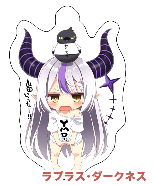 【非公式同人グッズ】ホロックスはくじけない! Tシャツホロ六期生アクリルキーホルダー