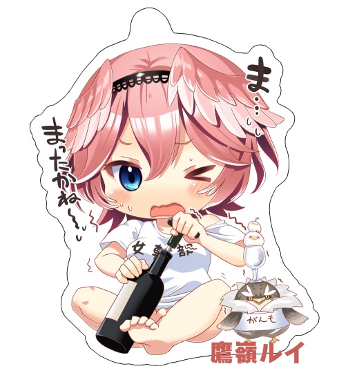 【非公式同人グッズ】ホロックスはくじけない! Tシャツホロ六期生アクリルキーホルダー