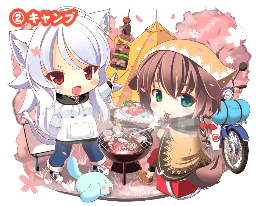 Moemoegarden アクリルフィギュアスタンド(全二種類 70mm ラメ加工入りダイカットアクリル