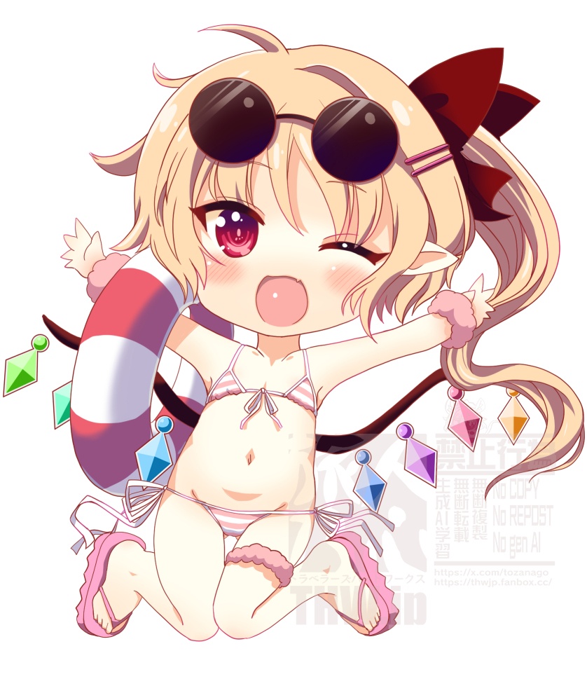 【第二十二回博麗神社例大祭新グッズ】レミリアフラン咲夜水着キーホルダー【全三種】