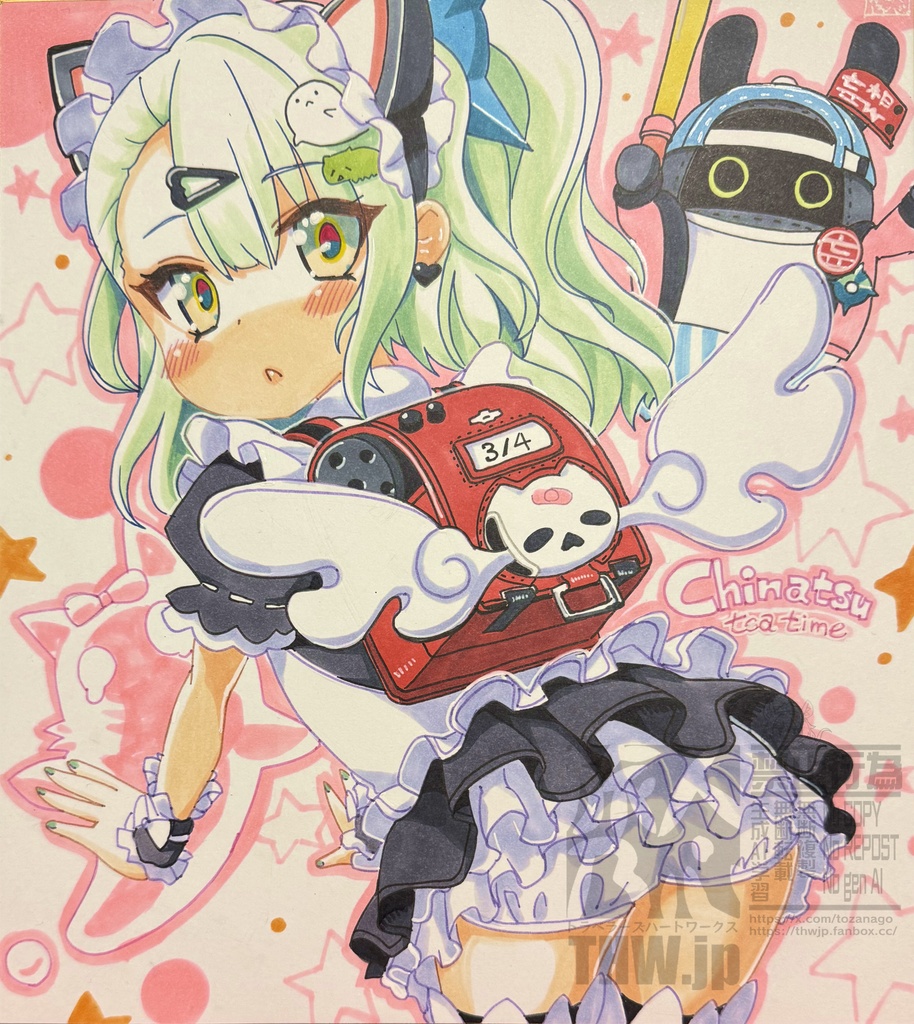 【3月14日申込締め切り】【2月Booth先行描き下ろし二次創作色紙(一部イベント余部あり)】【Lサイズ大色紙】【Sサイズ小色紙】