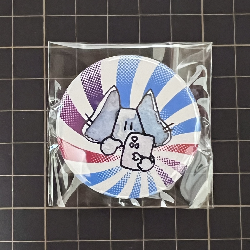 缶バッジ44mmにゃむりA