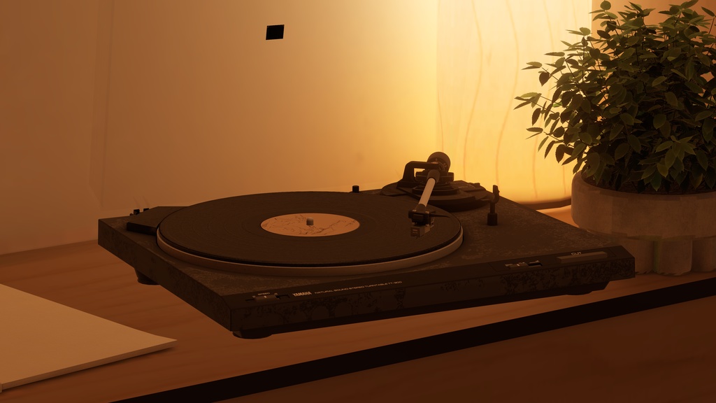 VRChat Animated Record Player Music Toggle