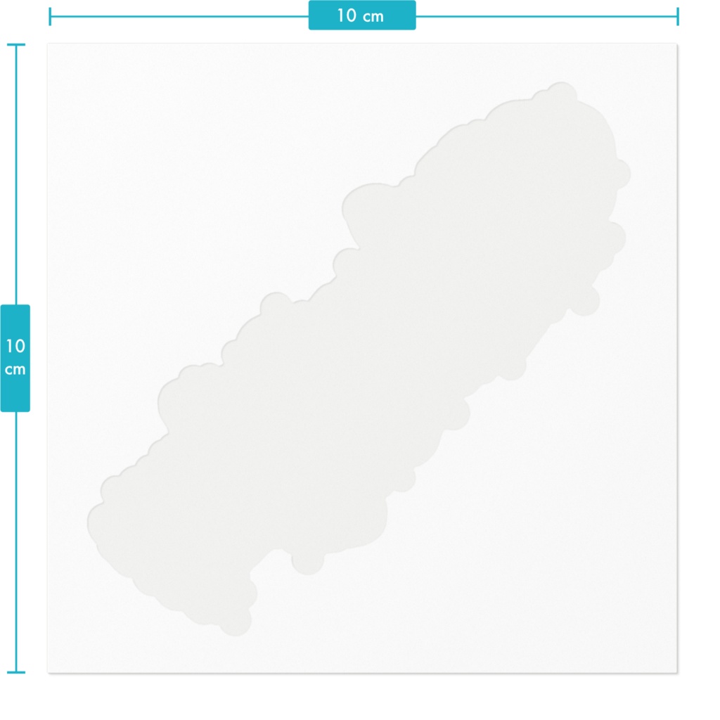 もち粉のきのこステッカー