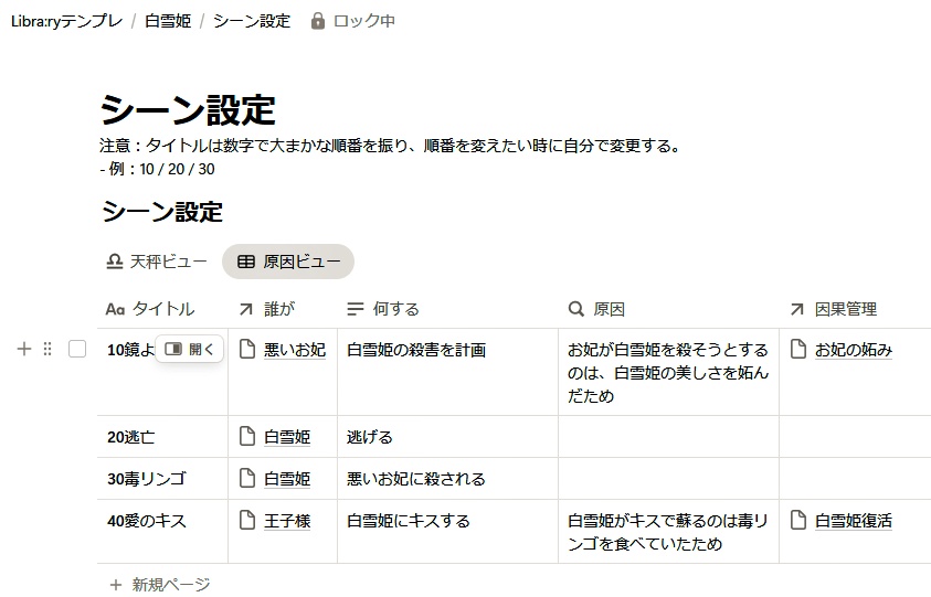 【Notionテンプレ】物語創作支援ツール 《Libra:ry》