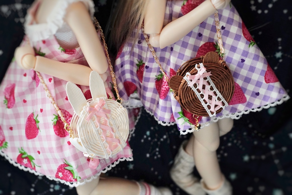 あにま〜る♡レースアップポシェット♡ちゃいろさん