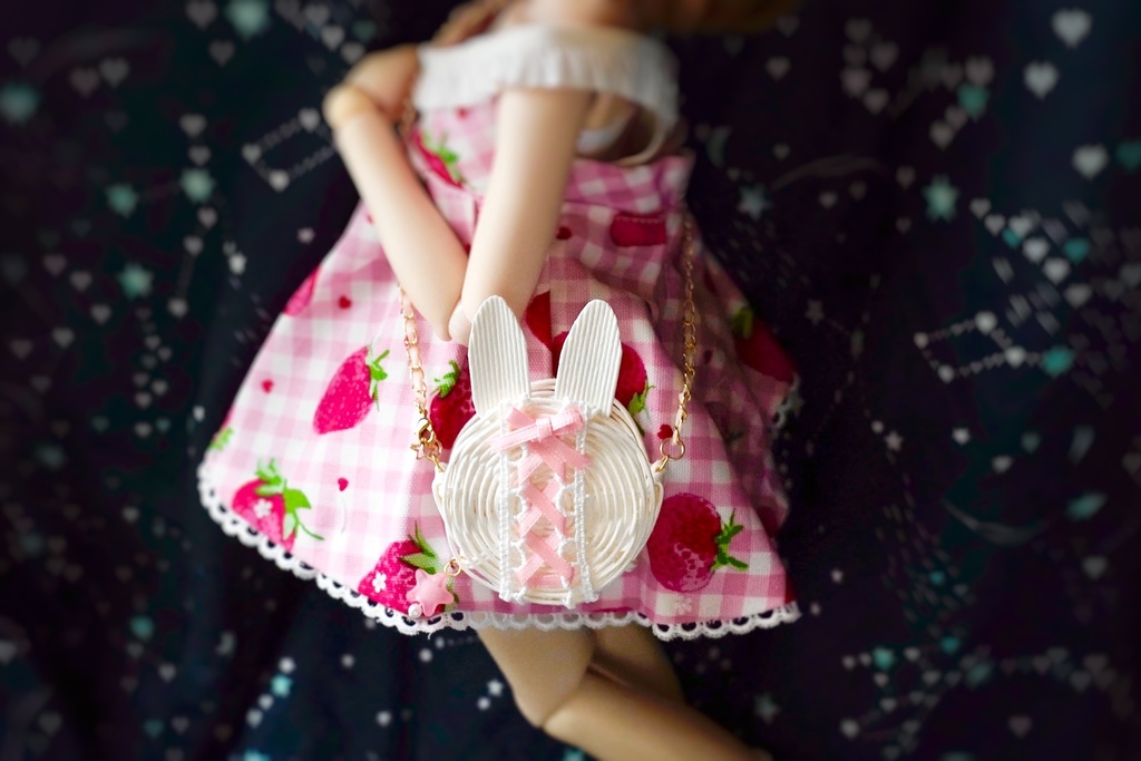 あにま〜る♡レースアップポシェット♡しろいろさん