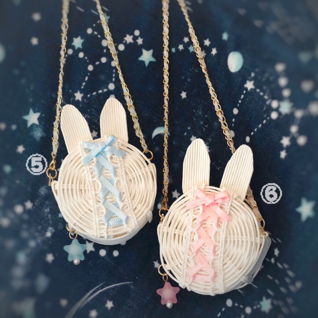 あにま〜る♡レースアップポシェット♡しろいろさん