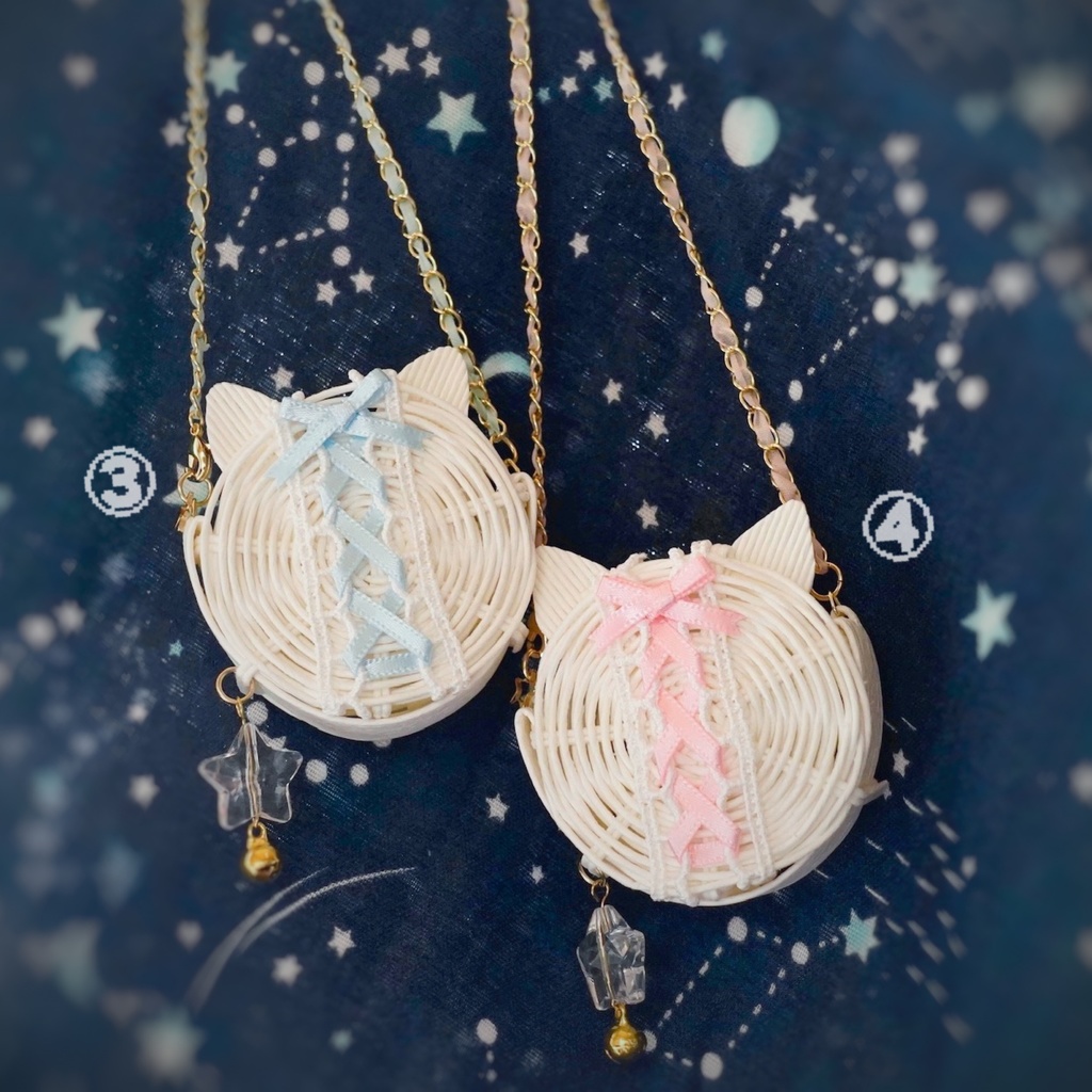 あにま〜る♡レースアップポシェット♡しろいろさん